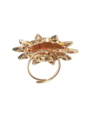 Blue kundan rings 2