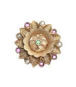 Pink artificial stone rings