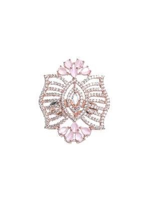 Pink american diamond rings 1