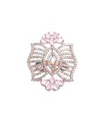 Pink american diamond rings