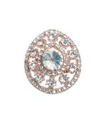 White american diamond rings