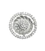 White american diamond rings