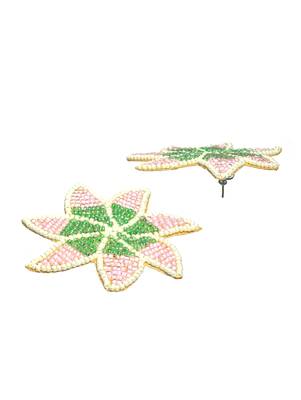 Pink earrings 4