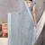 Grey woven chiffon saree with blouse