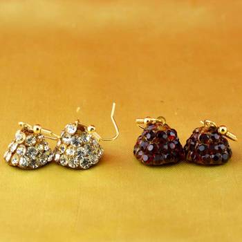 Handmade Rajasthani Lakh Multi Colour Stone Earing 2