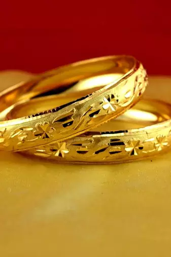 Gold Moti Stone Cz Polki Kundun Meenakari Pearl Bangle Kara