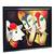 Gallery99 Krishna with Radha & Nandi  Original Handmade Oil Painting On Canvas Rolled( 40x3x28 )