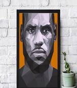 Lebron James Texture Paper Framed Art Print 19.25 Inches X 13.25 Inches