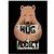 Gallery99 "Hug Addict" Textured Wall Art Panel in pinewood(9.5x9.5)