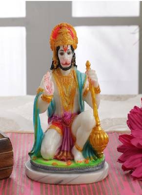Gallery99 Handpainted Lord Hanuman Idol For Home Decoration(5.5x3.7x9) 1