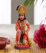 Gallery99 Handpainted Lord Hanuman Idol For Home Decoration(2x2x5.2)