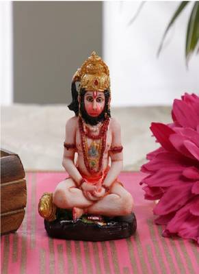 Gallery99 Handpainted Lord Hanuman Idol For Home Decoration(3x2x5) 1