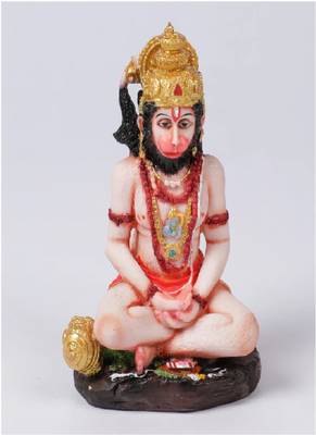 Gallery99 Handpainted Lord Hanuman Idol For Home Decoration(3x2x5) 2