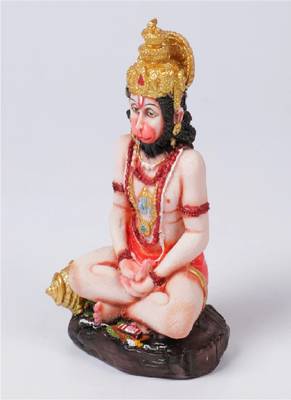 Gallery99 Handpainted Lord Hanuman Idol For Home Decoration(3x2x5) 3