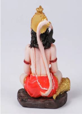 Gallery99 Handpainted Lord Hanuman Idol For Home Decoration(3x2x5) 4