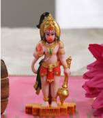 Gallery99 Handpainted Lord Hanuman Idol For Home Decoration(2.2x1x4)