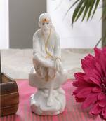 Gallery99 Handpainted Dwarka Sai Baba Idol For Home Decoration(2.5x2.5x6.7)