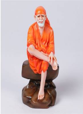 Gallery99 Handpainted Dwarka Sai Baba Idol For Home Decoration(2.5x2.5x6.5) 2