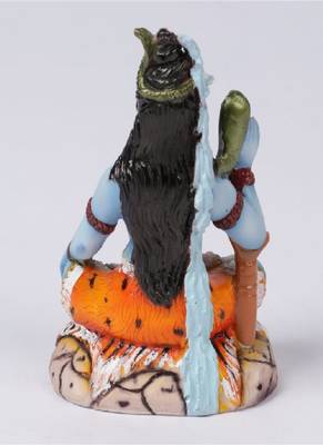 Gallery99 Handpainted Lord Shiv Ji Idol For Home Decoration(3x2x4.5) 4