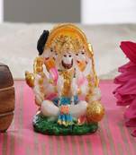 Gallery99 Handpainted Panchmukhi Hanuman Idol For Home Decoration(3x2x3)