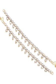 Traditional Kundan Payal Anklets Jewellery for Women & Girls 