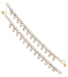 Traditional Kundan Payal Anklets Jewellery for Women & Girls 
