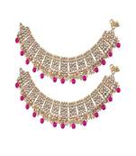 Bridal Kundan Pearl Anklets/Payal For Women 