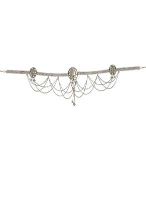 Rhodium Plated Ethnic Bridal Waist/Kamarband/Belly Chain for Women/Girls (B024S) 1