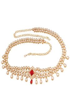 Ethnic Kundan Studded Kamarband / Belly Chain for Women 