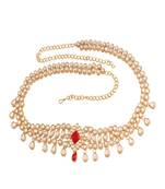 Ethnic Kundan Studded Kamarband / Belly Chain for Women 