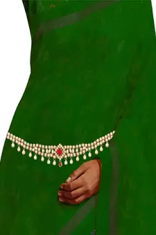 Ethnic Kundan Studded Kamarband / Belly Chain for Women 