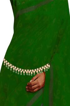 Ethnic Kundan Stone Studded Kamarband/Belly Chain for Women 