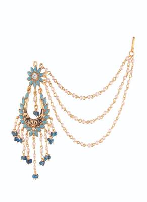  Enamel Zinc Alloy Earrings For Women's & Girls, Turquoise 3