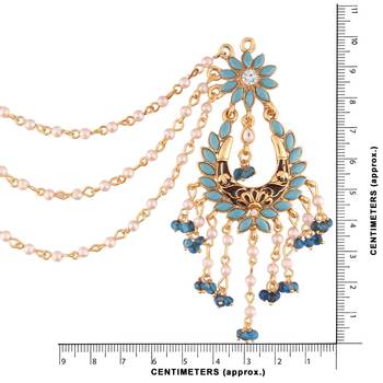  Enamel Zinc Alloy Earrings For Women's & Girls, Turquoise 5