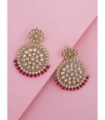 Kundan Chandbali Earrings for Women (E2462Q)