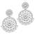 Rhodium Plated Chandbali Earrings Encased With Faux Kundans For Women/Girls (E2462ZW)
