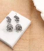 Silver earrings