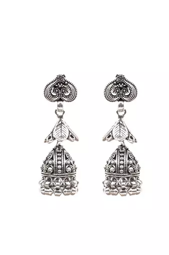 Silver earrings