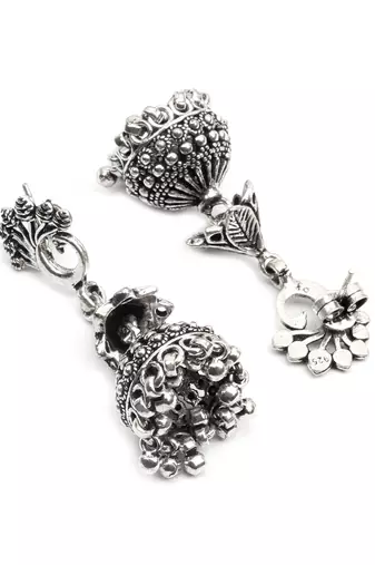 Silver earrings