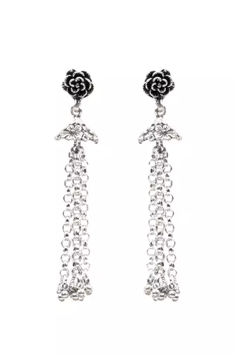 Silver earrings