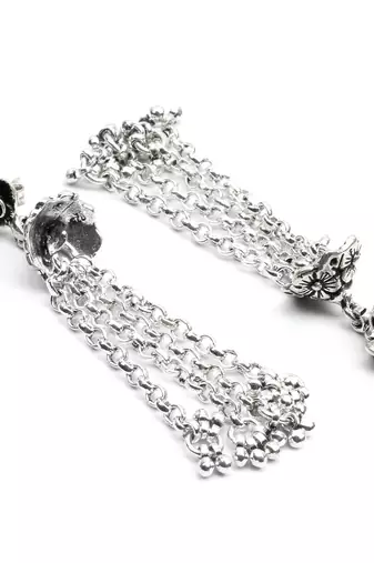 Silver earrings