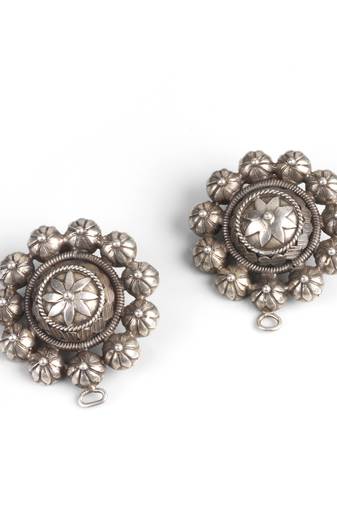 Silver earrings