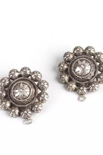 Silver earrings