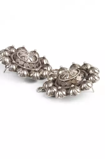 Silver earrings