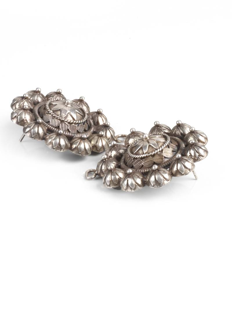 Silver earrings