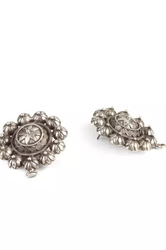 Silver earrings