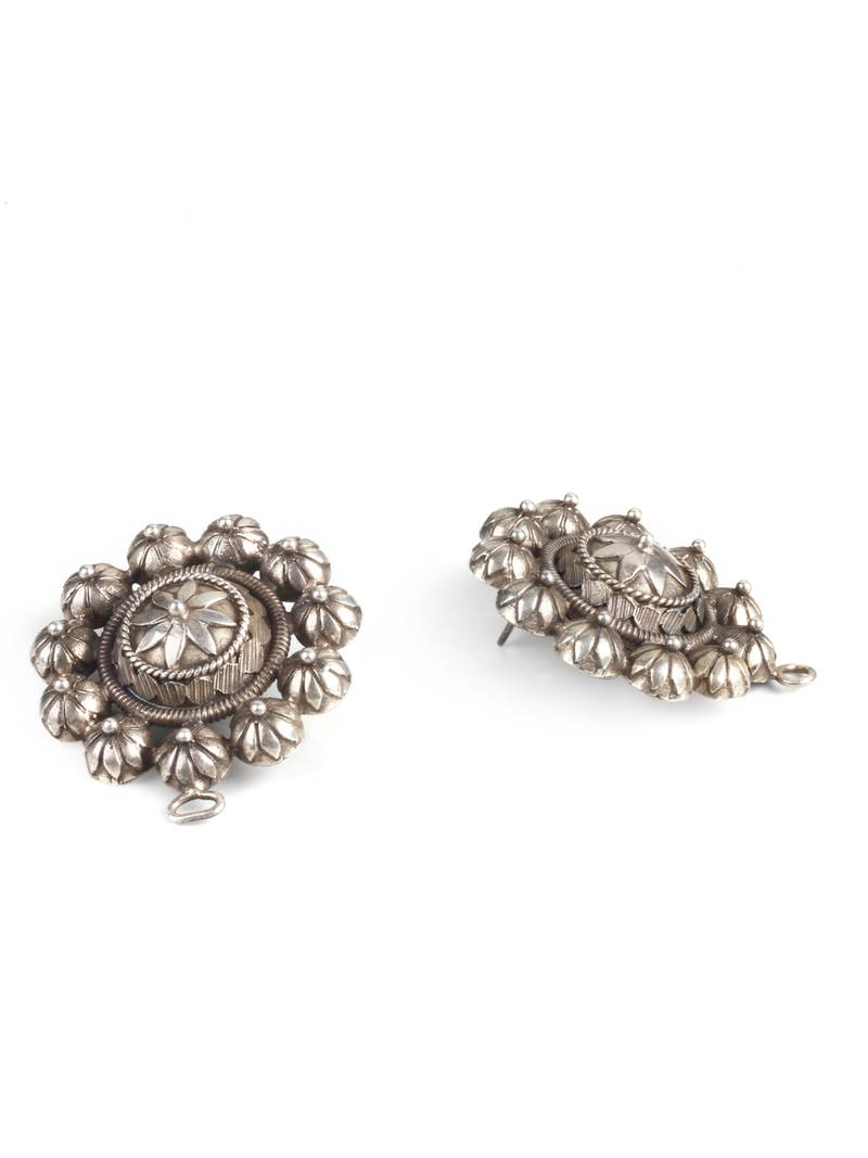 Silver earrings