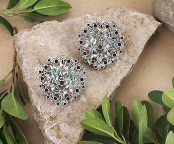 Silver earrings 1