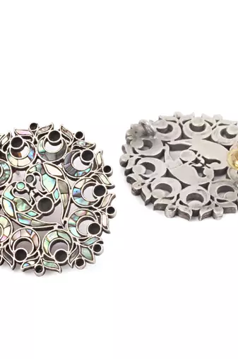 Silver earrings