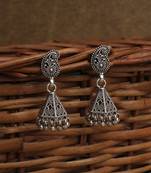 Silver earrings